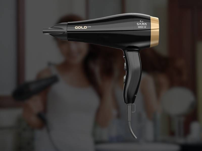 Secador de Cabelo Gama Gold Ion 2200W 127V.