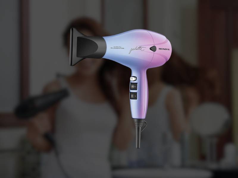 Secador de Cabelo Juliette Mondial 2000W.