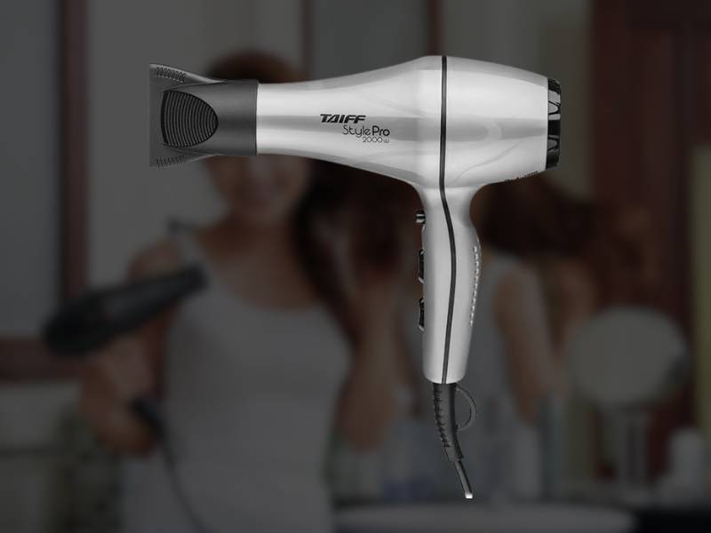Secador Taiff Style Pro 2000 127V, PRATA.