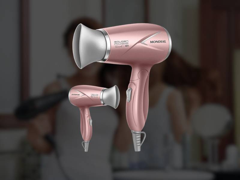 Secador Mondial Golden Rose Bivolt